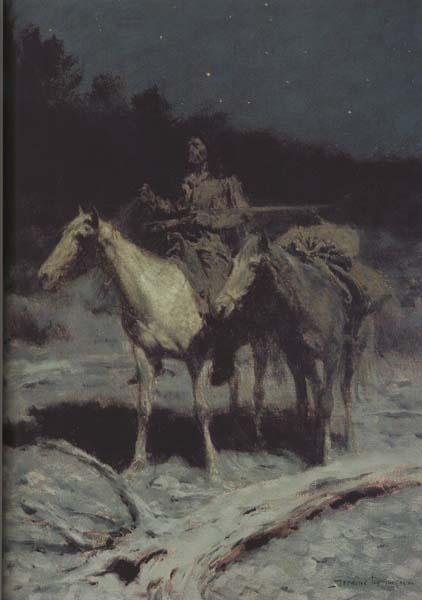 Frederic Remington A Dangerous Country (mk43) Germany oil painting art